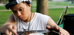 dj limbs spinnin the park shot
