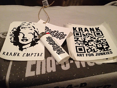 krank sticker pack plus shirt