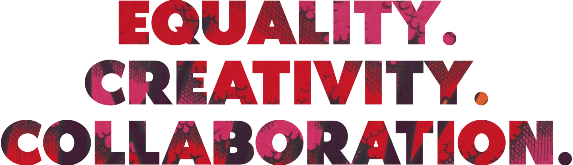equality creativity collaboration banner