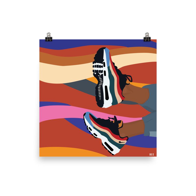 Brittany Harris Sneaker Print