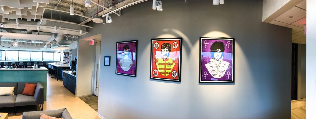 rockstar art prints in office space rockstar art prints in office space