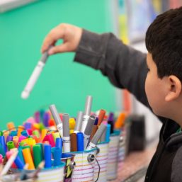 kid puts back marker, copyright by ipaintmymind