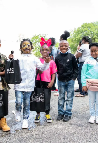 ipaintmymind field day at doolittle elementary kids with face paint