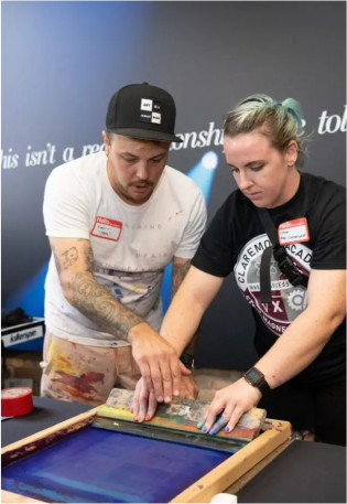 ipaintmymind art teacher printing event