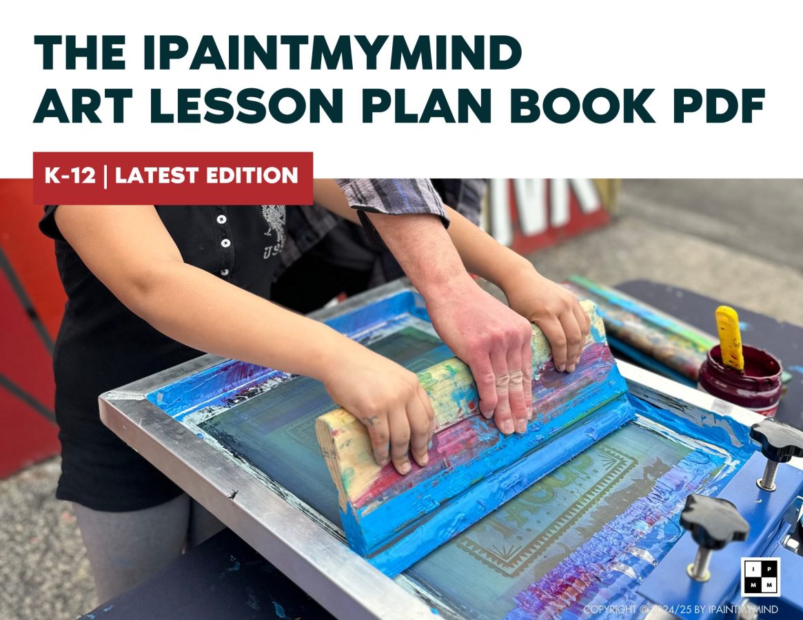 K-12 Art Lesson Plan Book PDF 24/25 edition cover