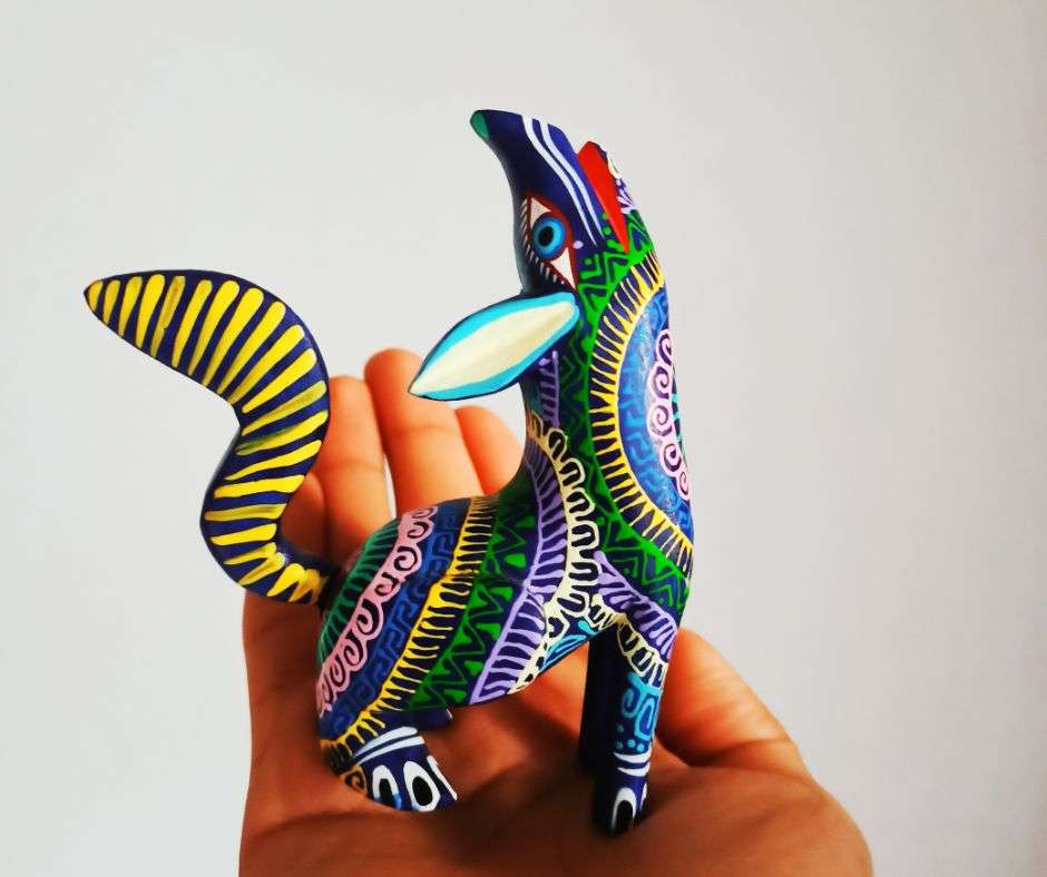 2 Oaxacan Alebrijes