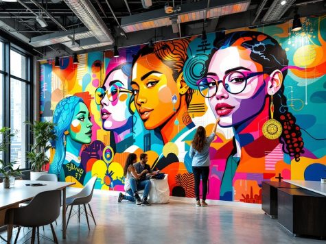 A custom Mural done by Professional Mural Services