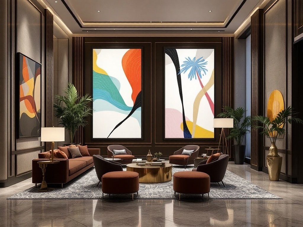 Hotel Waiting Area - Hospitality Art Consultants